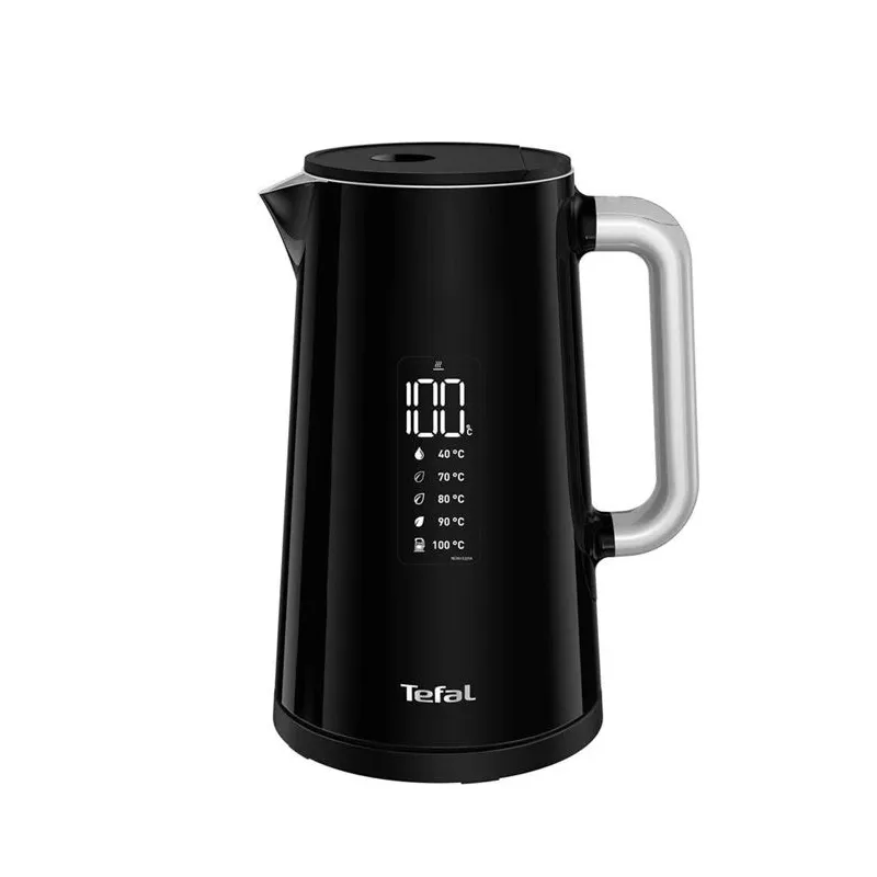 Elektriskā tējkanna Tefal Digital KO851830, 1.7 l, melna krās.