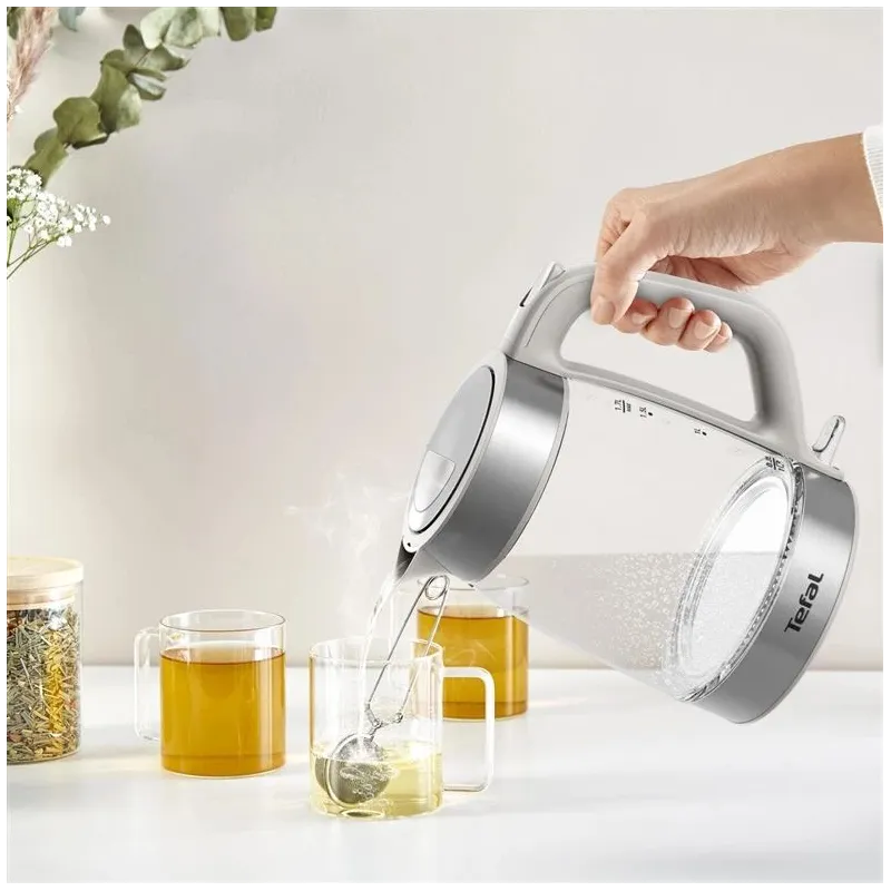 Elektrinis virdulys Tefal KI605B30, 1.7 l, balta sp.-sidabro sp.