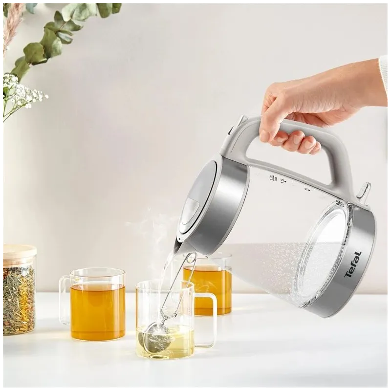 Elektrinis virdulys Tefal KI605B30, 1.7 l, balta sp.-sidabro sp.