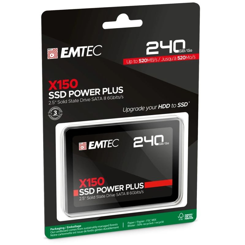 Emtec SSD 2.5 Sata X150 240GB Power Plus
