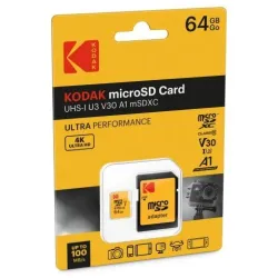 Kodak MicroSDXC 64GB UHS-I U3 Ultra