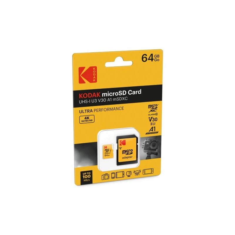 Kodak MicroSDXC 64GB UHS-I U3 Ultra