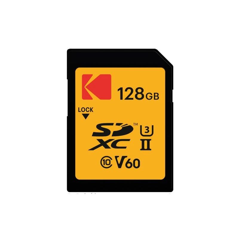 Kodak SDXC 128GB UHS-II U3 V60 Ultra Pro