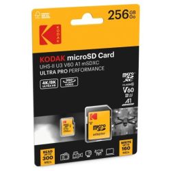 Kodak MicroSDXC 256GB UHS-II U3 A1 V60 Ultra Pro