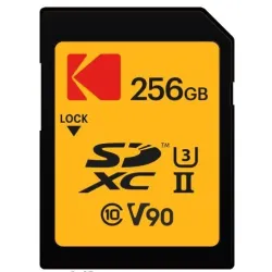 Kodak SDXC 256GB UHS-II U3 V90 Ultra Pro