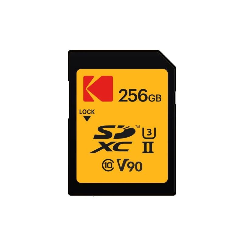 Kodak SDXC 256GB UHS-II U3 V90 Ultra Pro