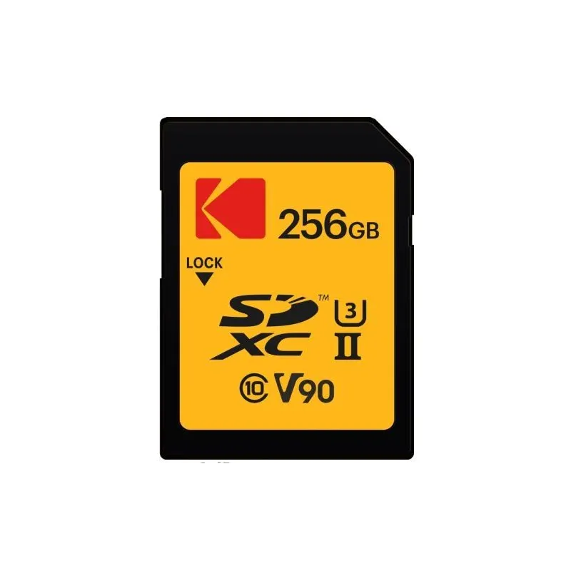 Kodak SDXC 256GB UHS-II U3 V90 Ultra Pro