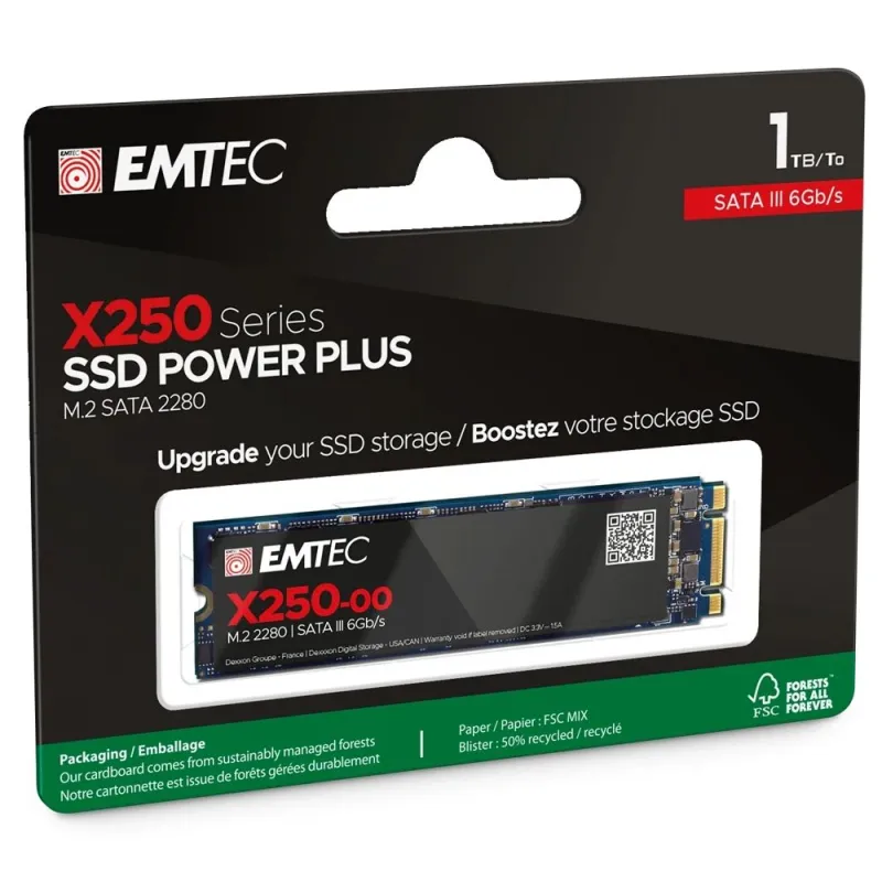 Emtec SSD M2 Sata X250 1TB Power Plus