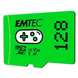 Emtec MicroSDXC 128GB UHSI U3 V30 A1 Gaming Green