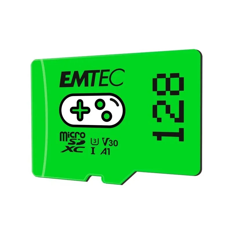 Emtec MicroSDXC 128GB UHSI U3 V30 A1 Gaming Green
