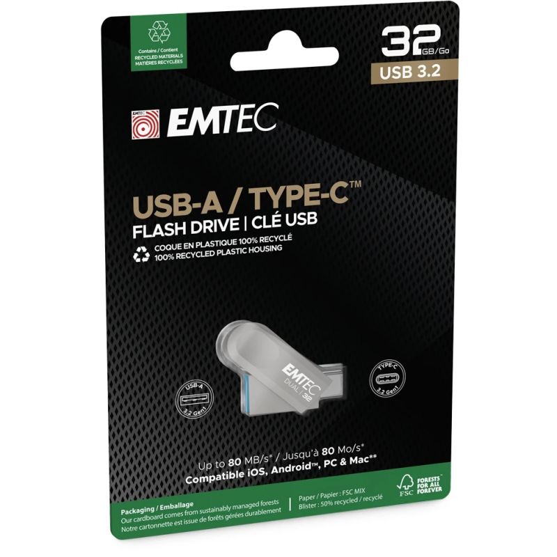 Emtec USB3.2 Type-C Dual D280 32GB
