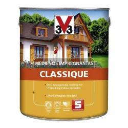 Medienos impregnantas V33 Classique, juodmedis sp., 2.5 l