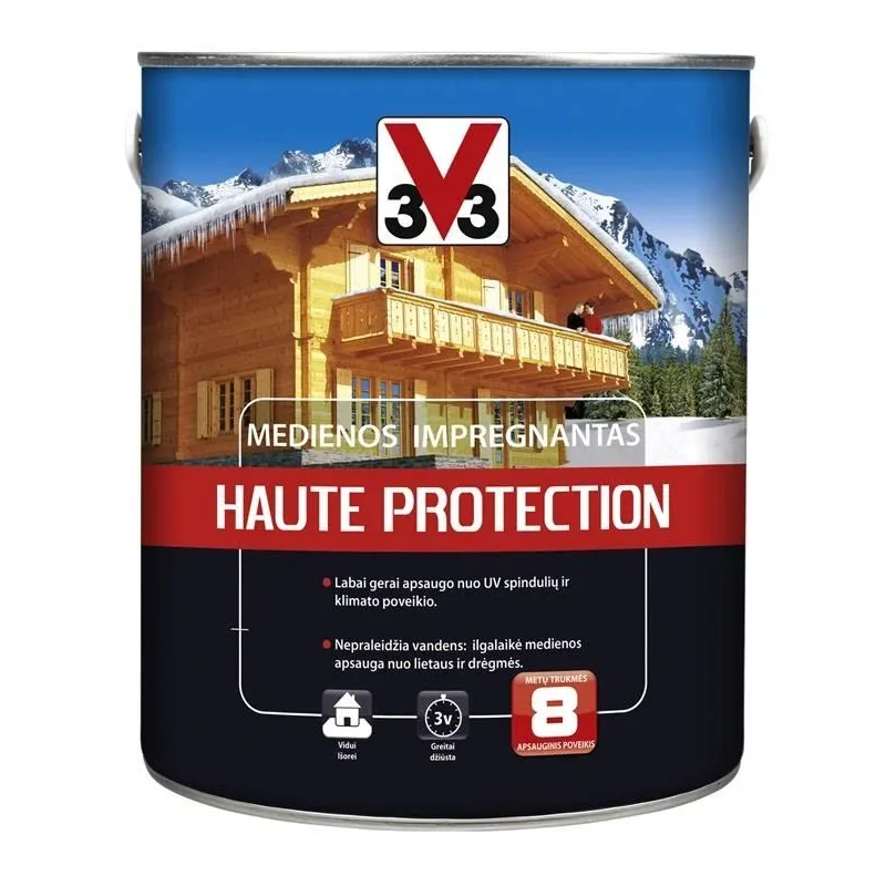 Koksnes impregnants V33 Haute Protection, zelta ozola krās., 0.75 l