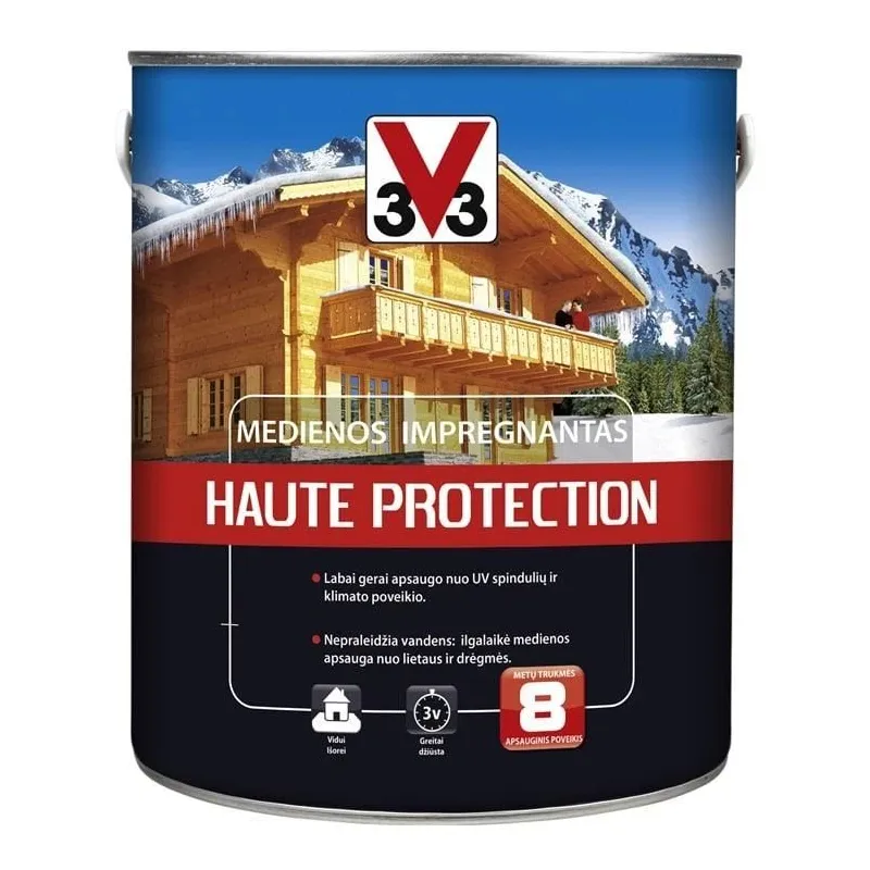 Koksnes impregnants V33 Haute Protection, balta krās., 0.75 l