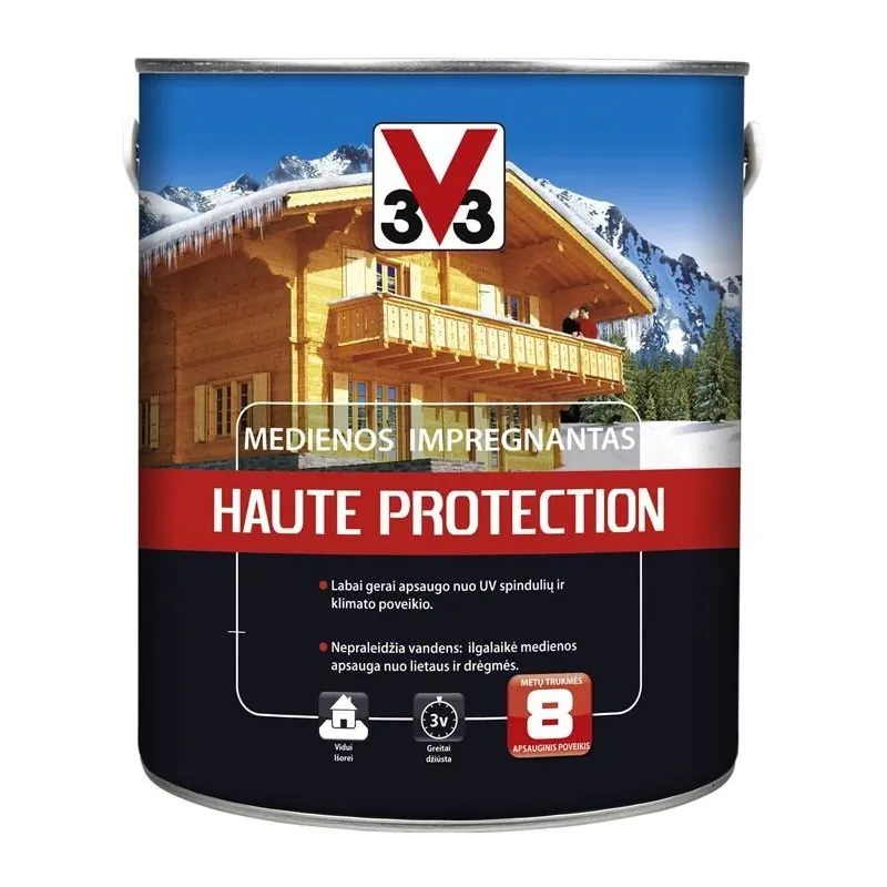Koksnes impregnants V33 Haute Protection, tumša ozola krās., 2.5 l