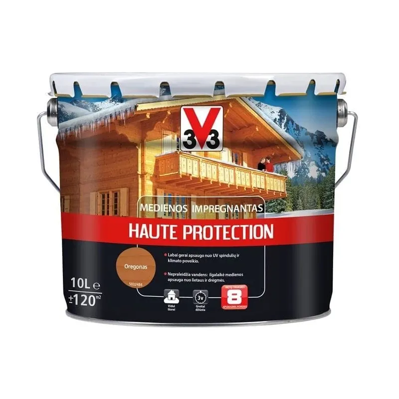 Koksnes impregnants V33 Haute Protection, oregon krās., 10 l