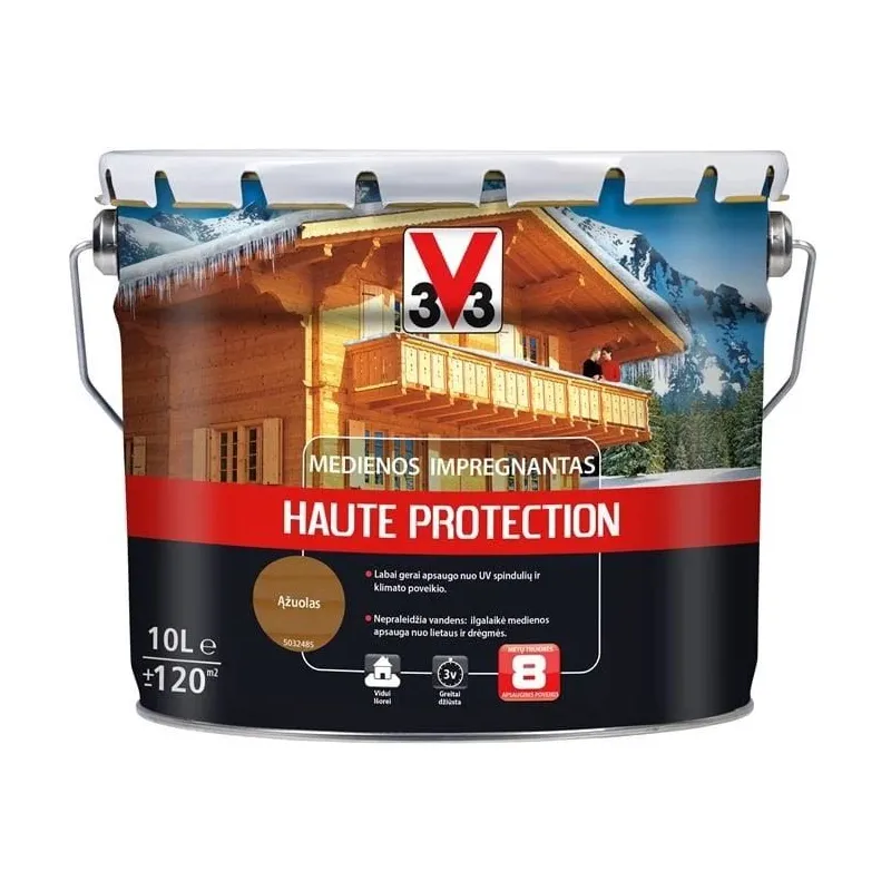 Koksnes impregnants V33 Haute Protection, ozola krās., 10 l
