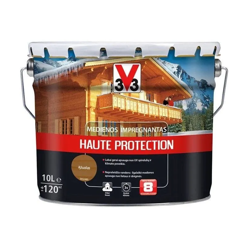 Koksnes impregnants V33 Haute Protection, ozola krās., 10 l