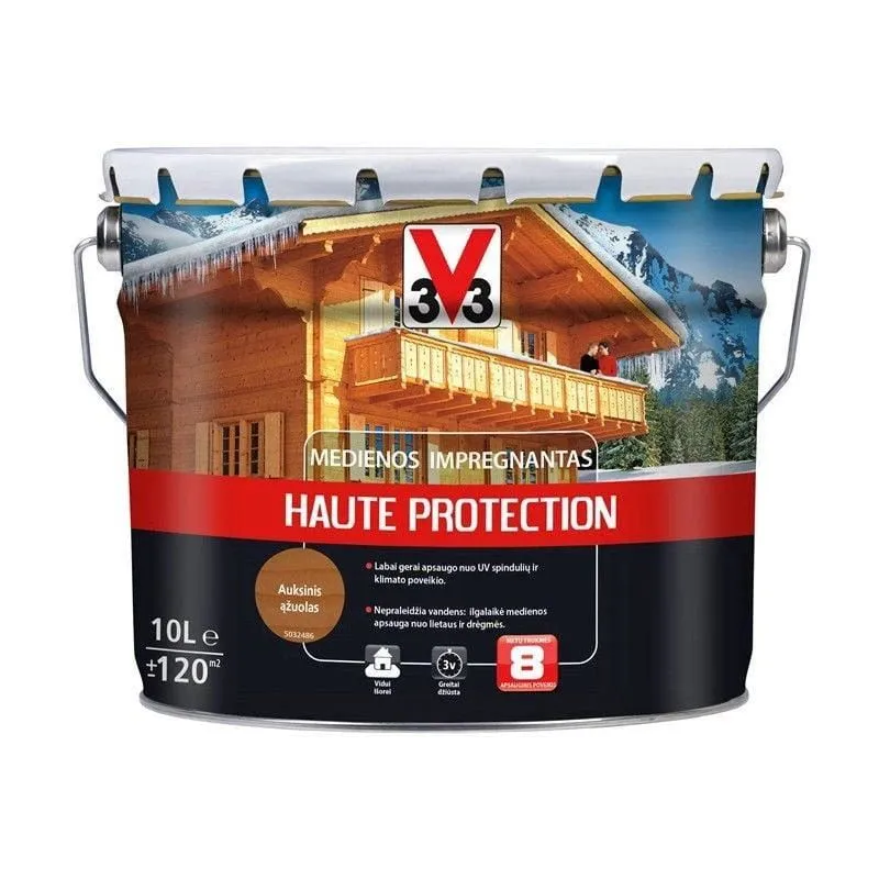 Koksnes impregnants V33 Haute Protection, zelta ozola krās., 10 l