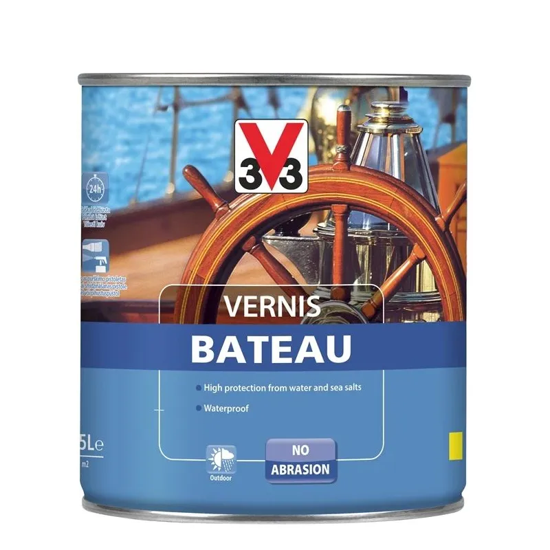 Laka, spīdīga V33 Bateau, 0.75 l, Bezkrāsains
