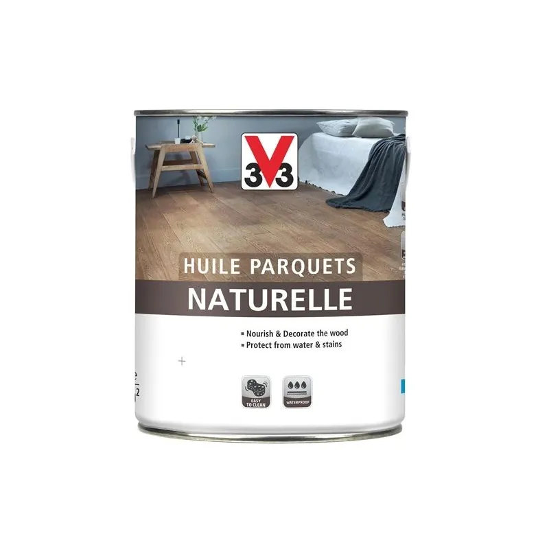 Eļļa grīdai V33 Parquet, pelēka, 2.5 l