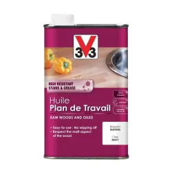 Древесное масло V33 Plan De Travail, прозрачный, 0.5 l