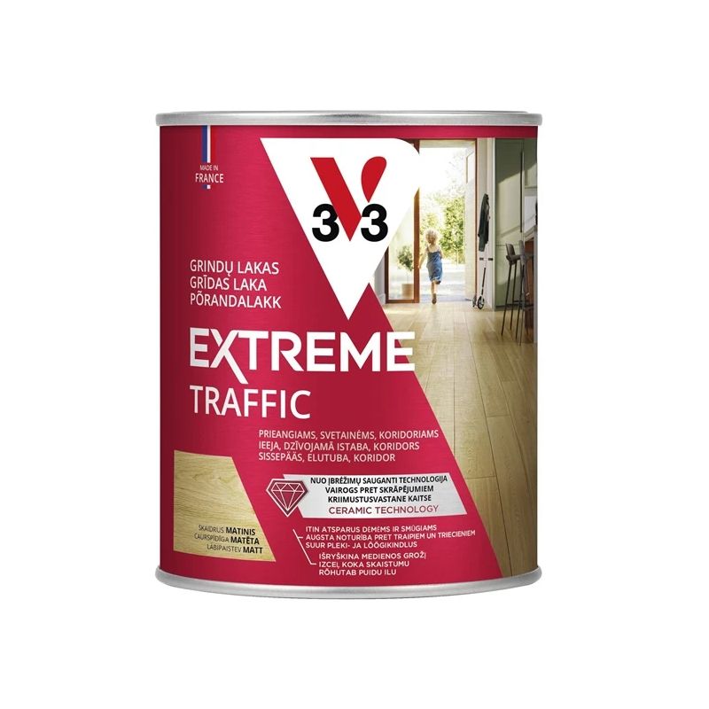 Laka grīdai matēta bezkrāsaina 0.75 l