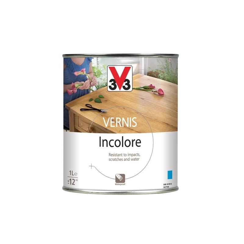 Pusmatēta mēbeļu laka bezkrāsaina 1 l