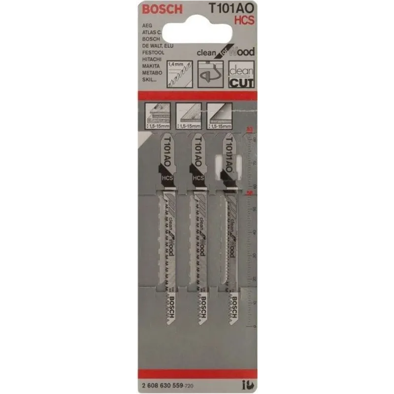 Saagide komplekt Bosch 2608630559, 8.3 cm, 3 tk