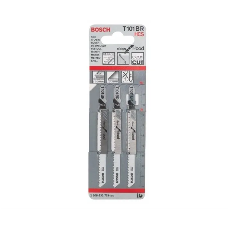 Asmeņi figūrzāģa 3 t 101 br ,bosch,