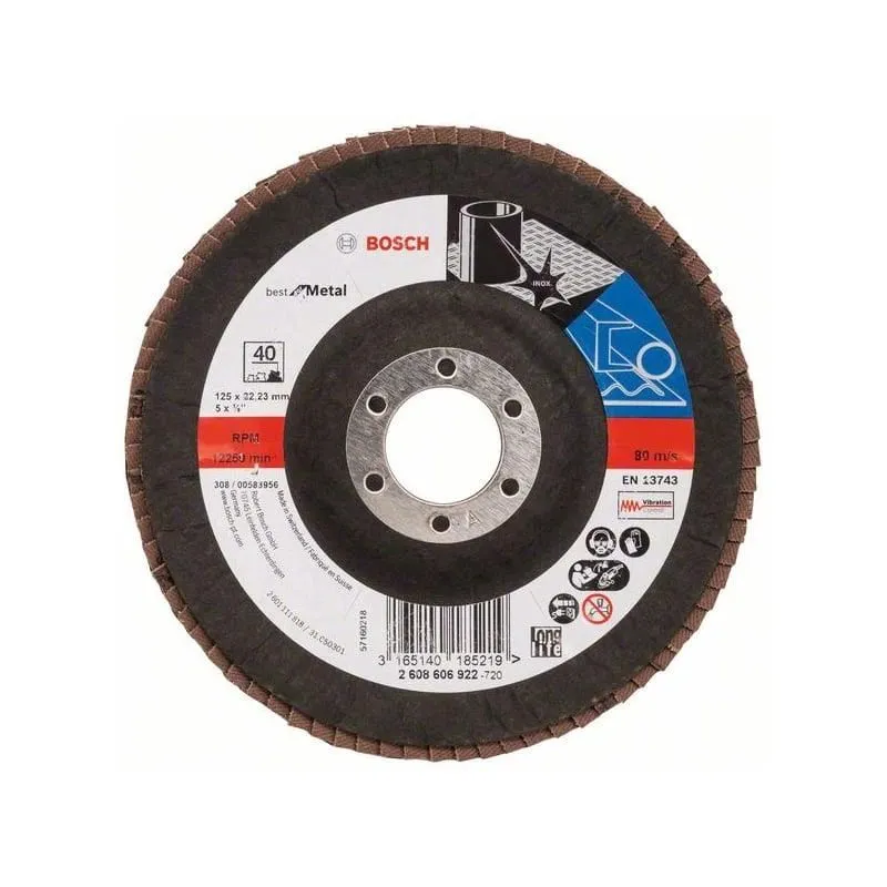 Šlifavimo diskas Bosch, 125 mm x 22.23 mm