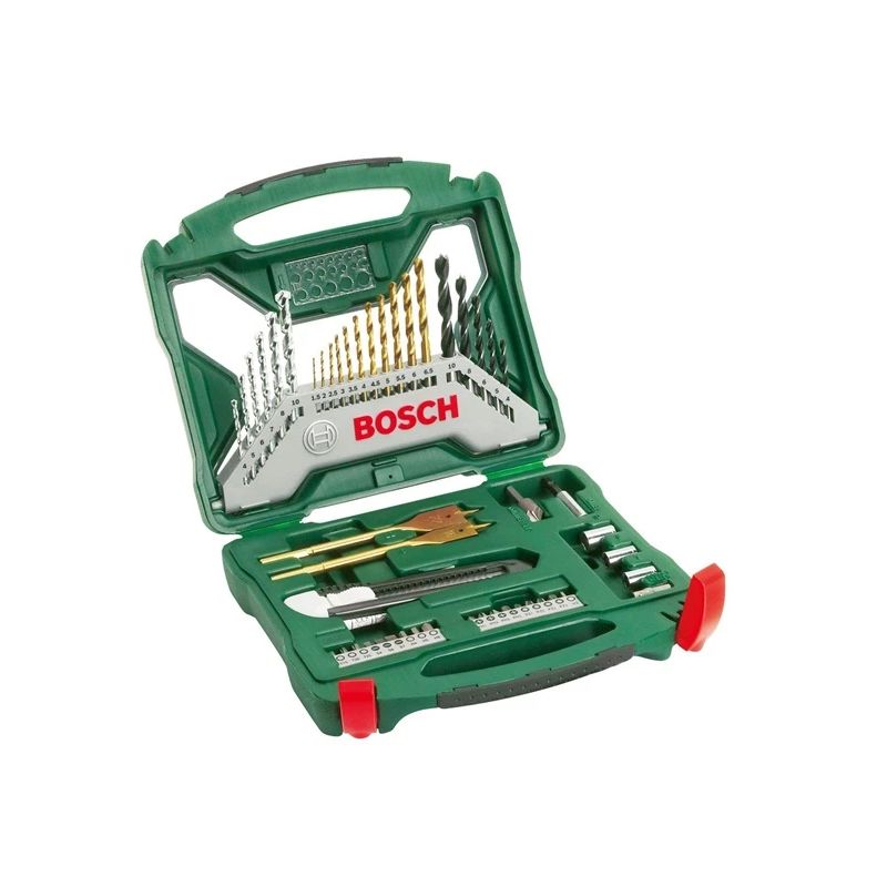 Komplekts titanium plus 50 daļīgs ,bosch,