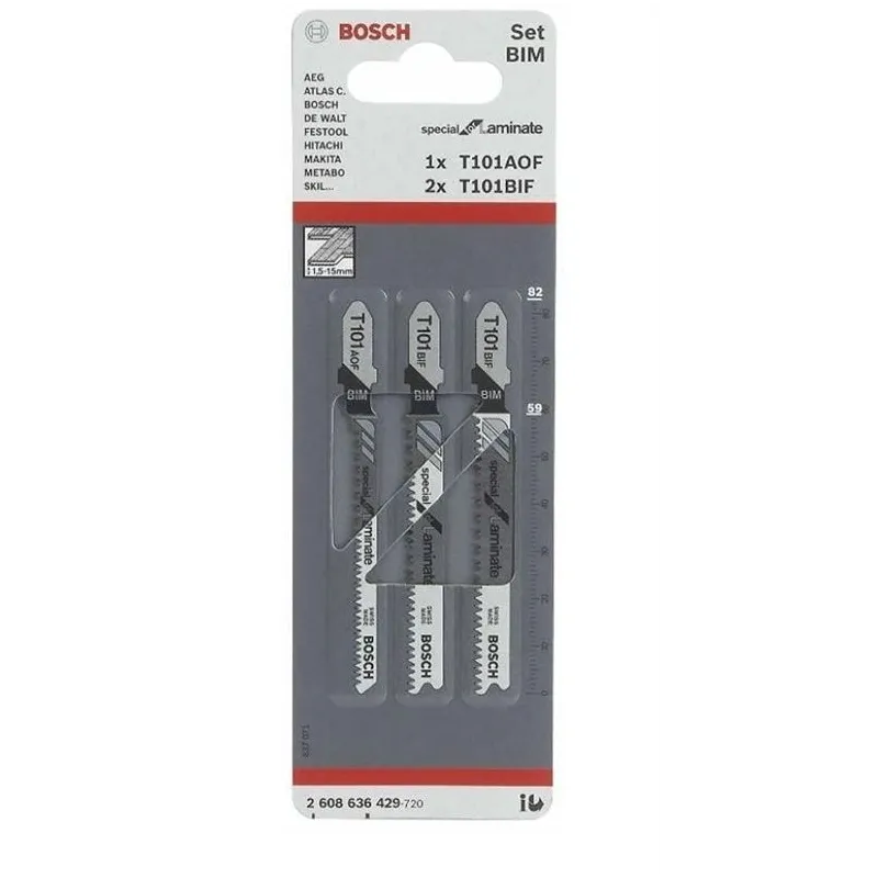 Pjūklelių komplektas Bosch 2608636429, 8.3 cm, 3 vnt.