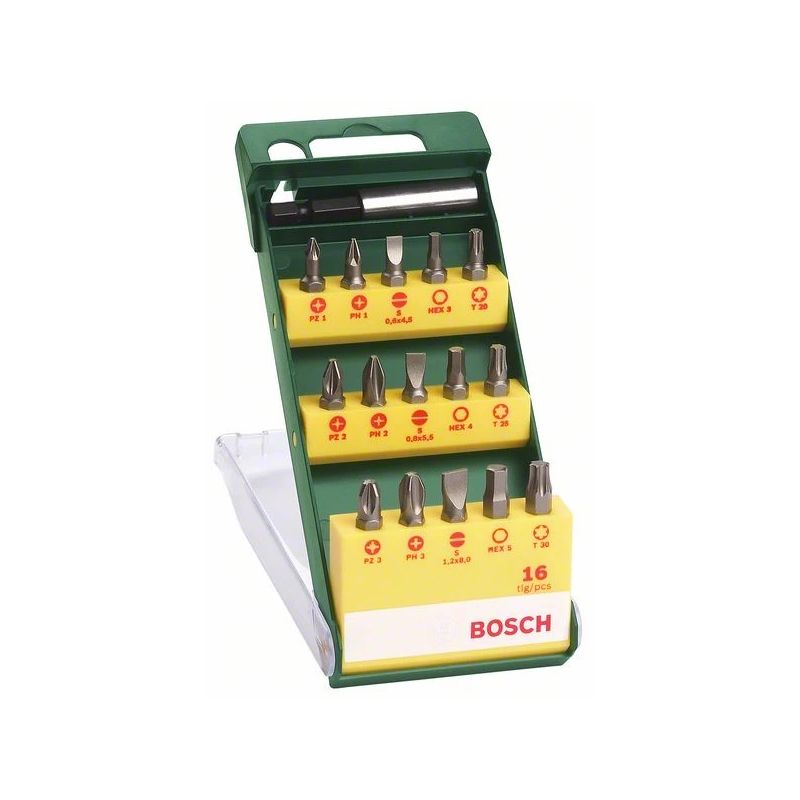 Bosch 2607019453 antgaliu komplekts, 16 gab.