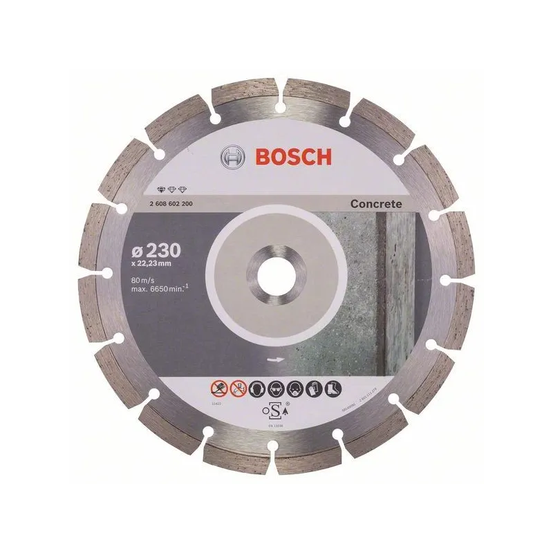 Griešanas asmens Bosch 2608602200, 230 mm x 22.23 mm x 2.3 mm