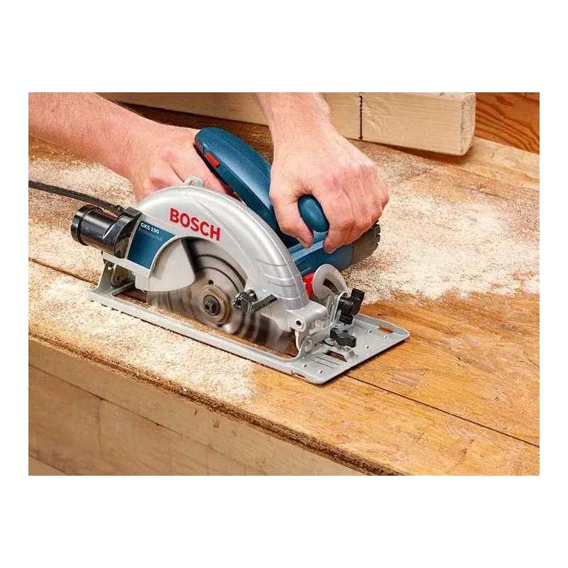 Elektrinis diskinis pjūklas Bosch Professional GKS 190, 1400 W, 190 mm