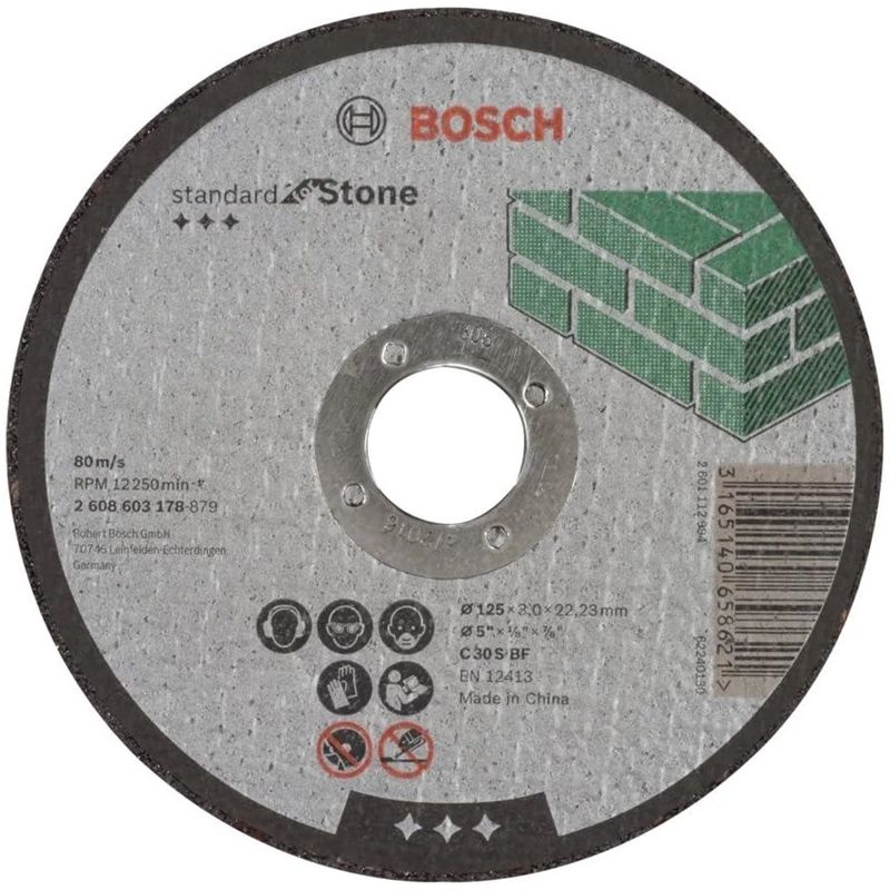 Griešanas disks akmenim Standard, 125x22,2x3mm