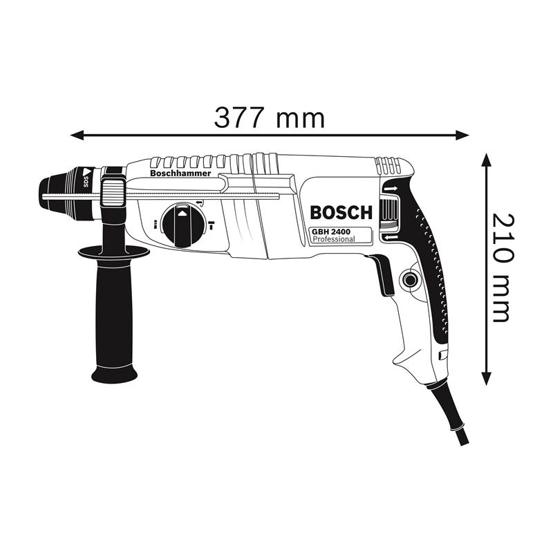 Perforators Bosch Professional GBH 240. 2.8 kg. 790 W