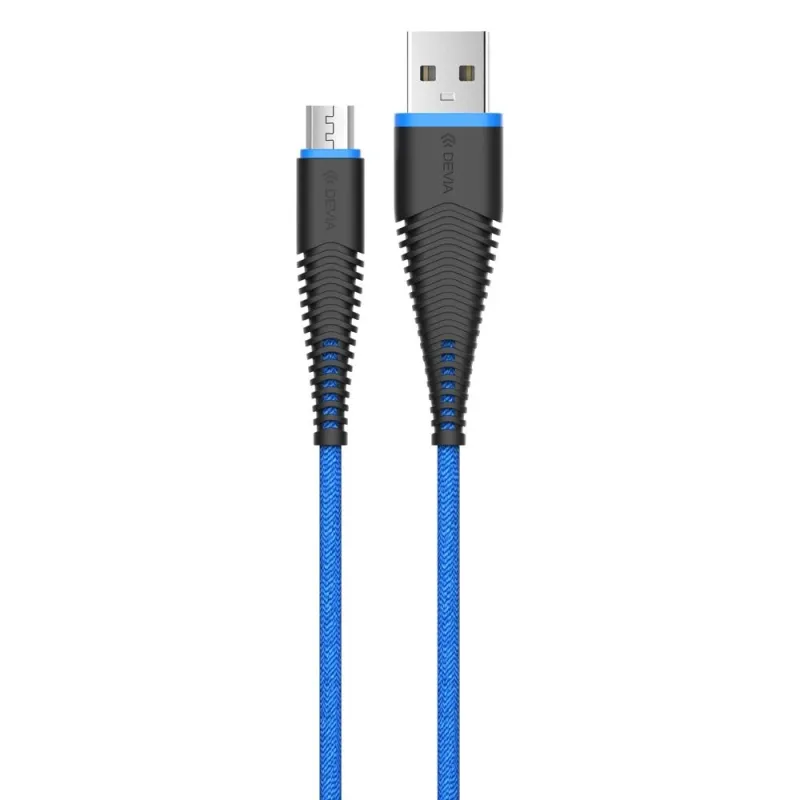 Devia Fish 1 Series Cable for Micro USB ,5V 2.4A,1.5M, blue