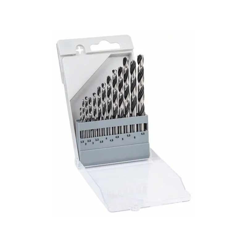 Urbju komplekts Bosch, metāla, hss-r, taisne, 6.5 mm x 10.1 cm