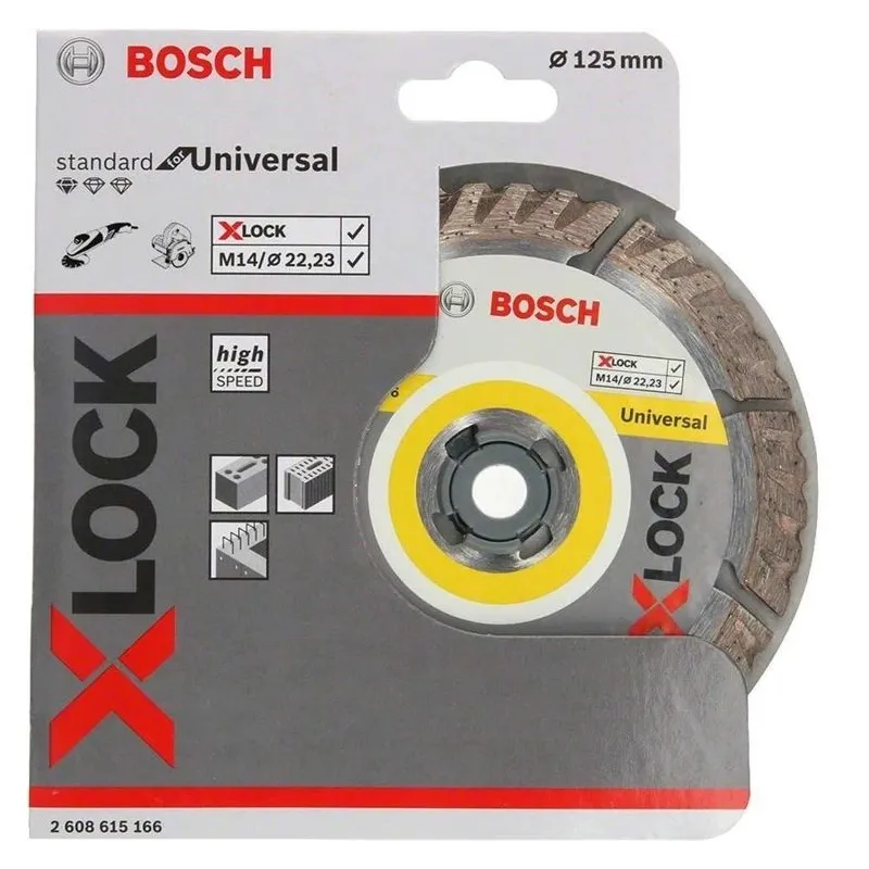 Pjovimo diskas kampiniam šlifuokliui Bosch, 125 mm x 2 mm x 22.23 mm