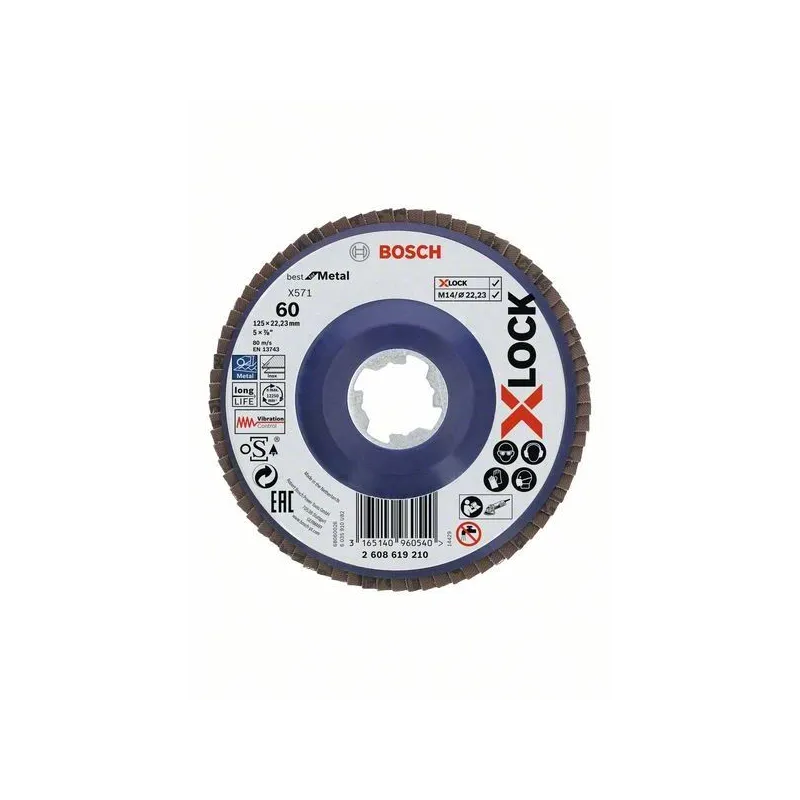 Slīpēšanas disks Bosch, 125 mm x 22.23 mm