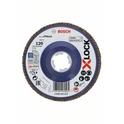 Disks ziedlapiņu 125mm 120 bosch x-lock