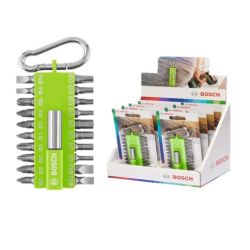 21-daļīgs skrūvgriežu uzgaļu kompl ar karabīni