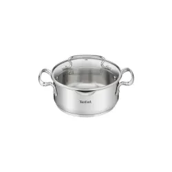 Duetto pot 18cm with glass lid