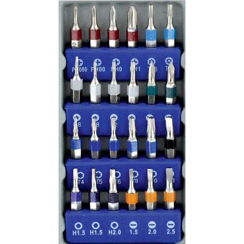 Mobilā tālruņa remonta instrumentu komplekts. 32 gab.