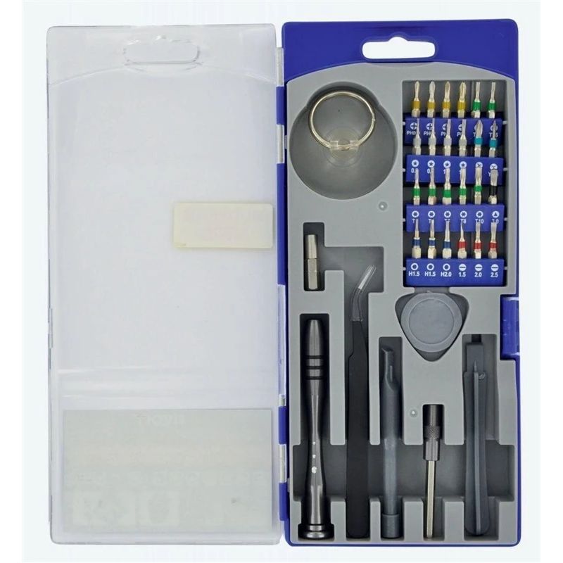 Mobilā tālruņa remonta instrumentu komplekts. 32 gab.