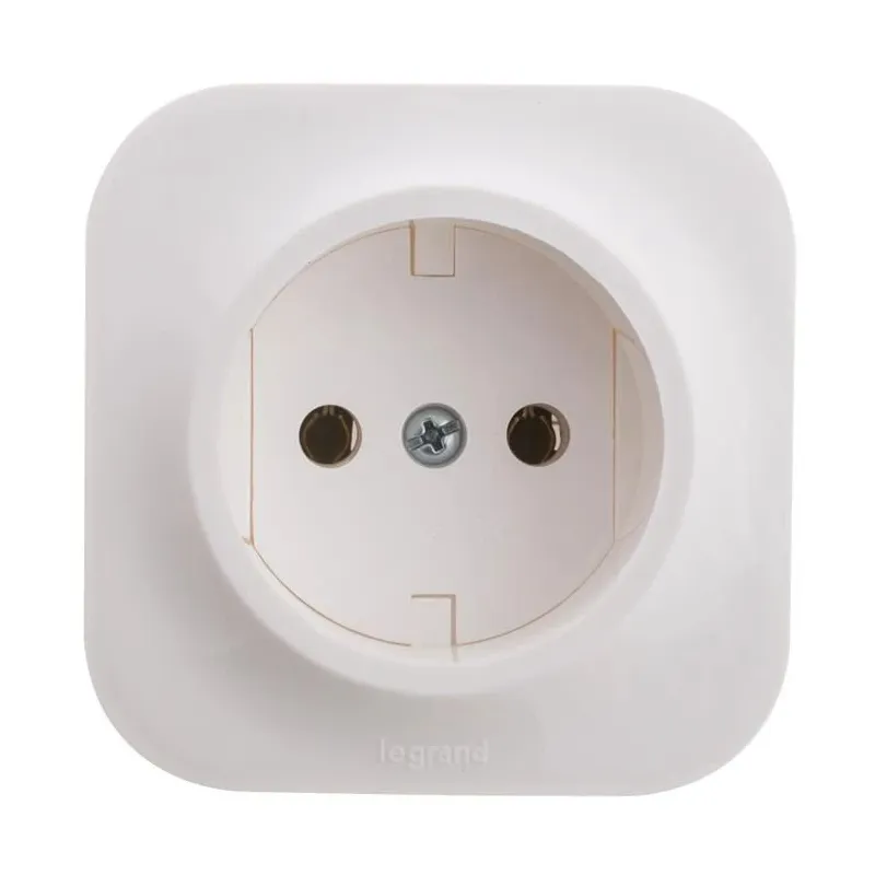 Kontaktligzda Legrand Forix 782410, rozete bez zemējuma, IP20, balta