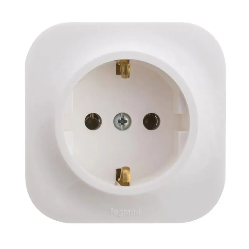 Kontaktligzda Legrand Forix 782411, Iezemēta rozete, balta