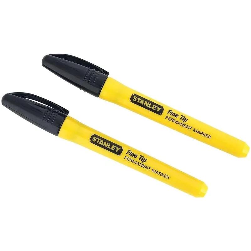 Žymeklis Stanley 0-47-316, 12 cm, juoda sp., 2 vnt.